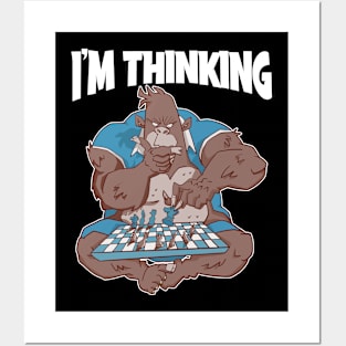 Im Thinking Chess Funny Chess Gift Posters and Art